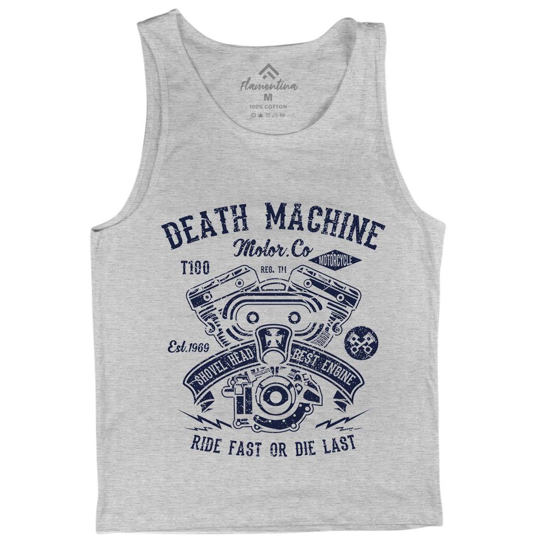 Death Machine Mens Tank Top Vest Motorcycles A044