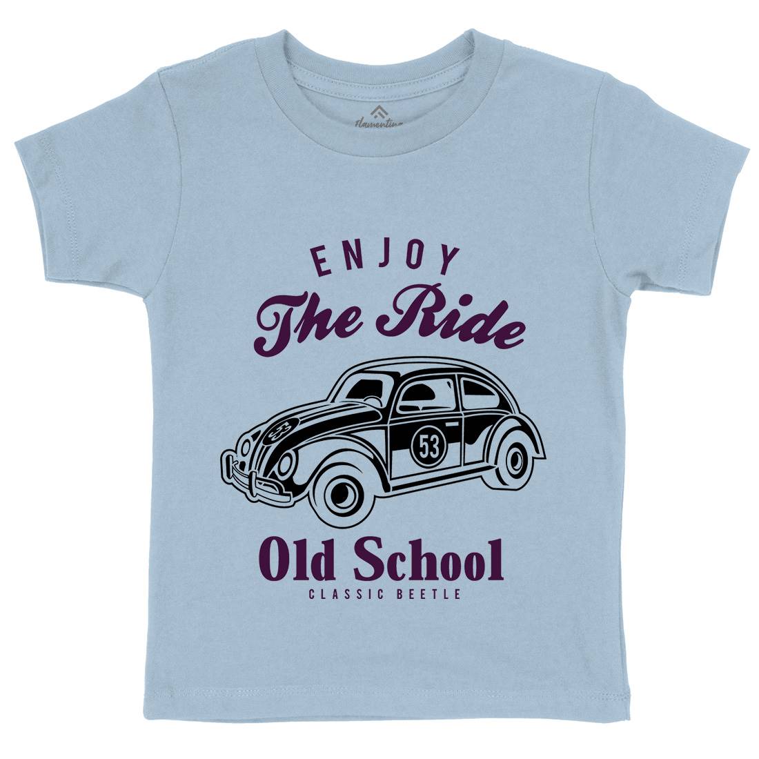Enjoy The Ride Kids Crew Neck T-Shirt Cars A047