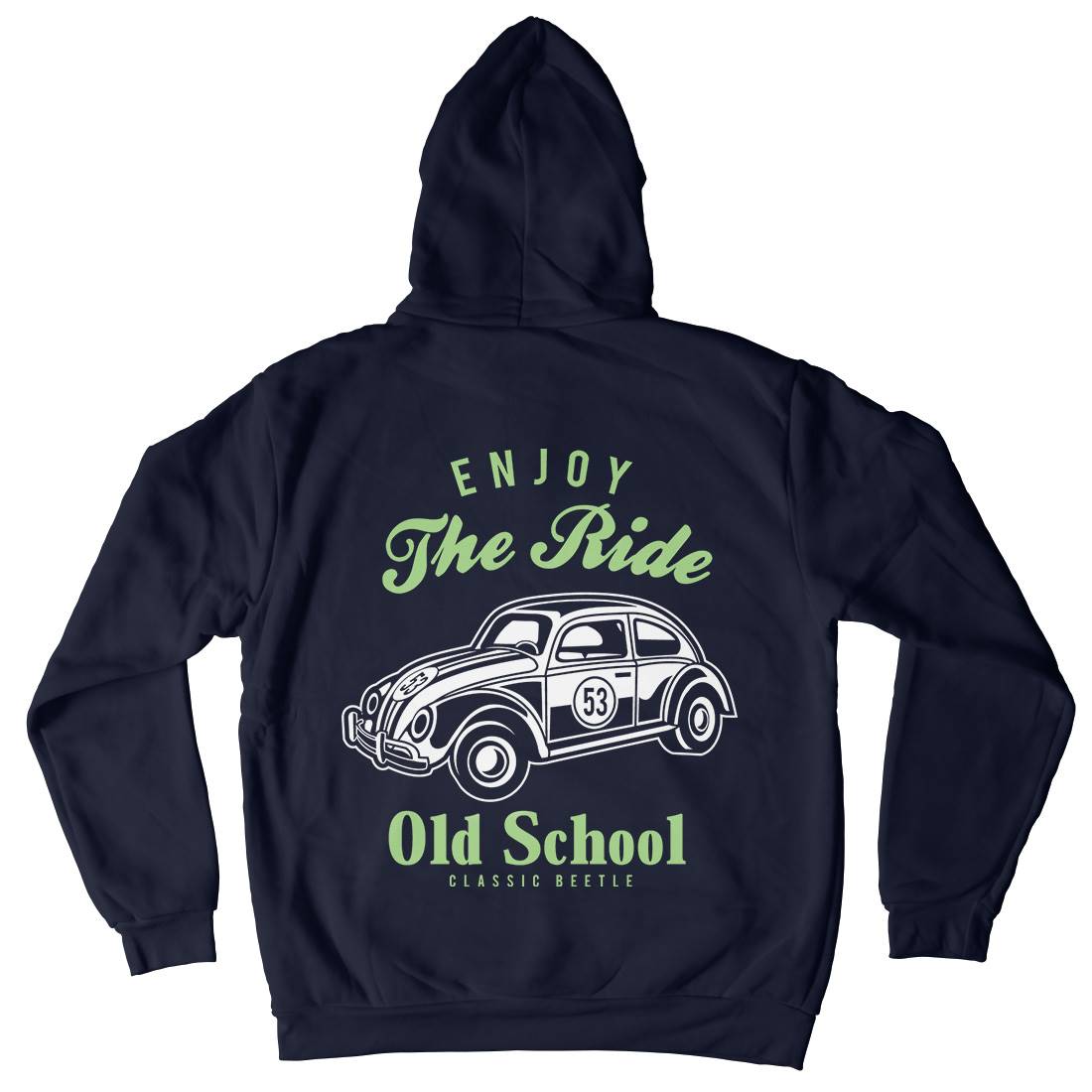 Enjoy The Ride Mens Hoodie With Pocket Cars A047