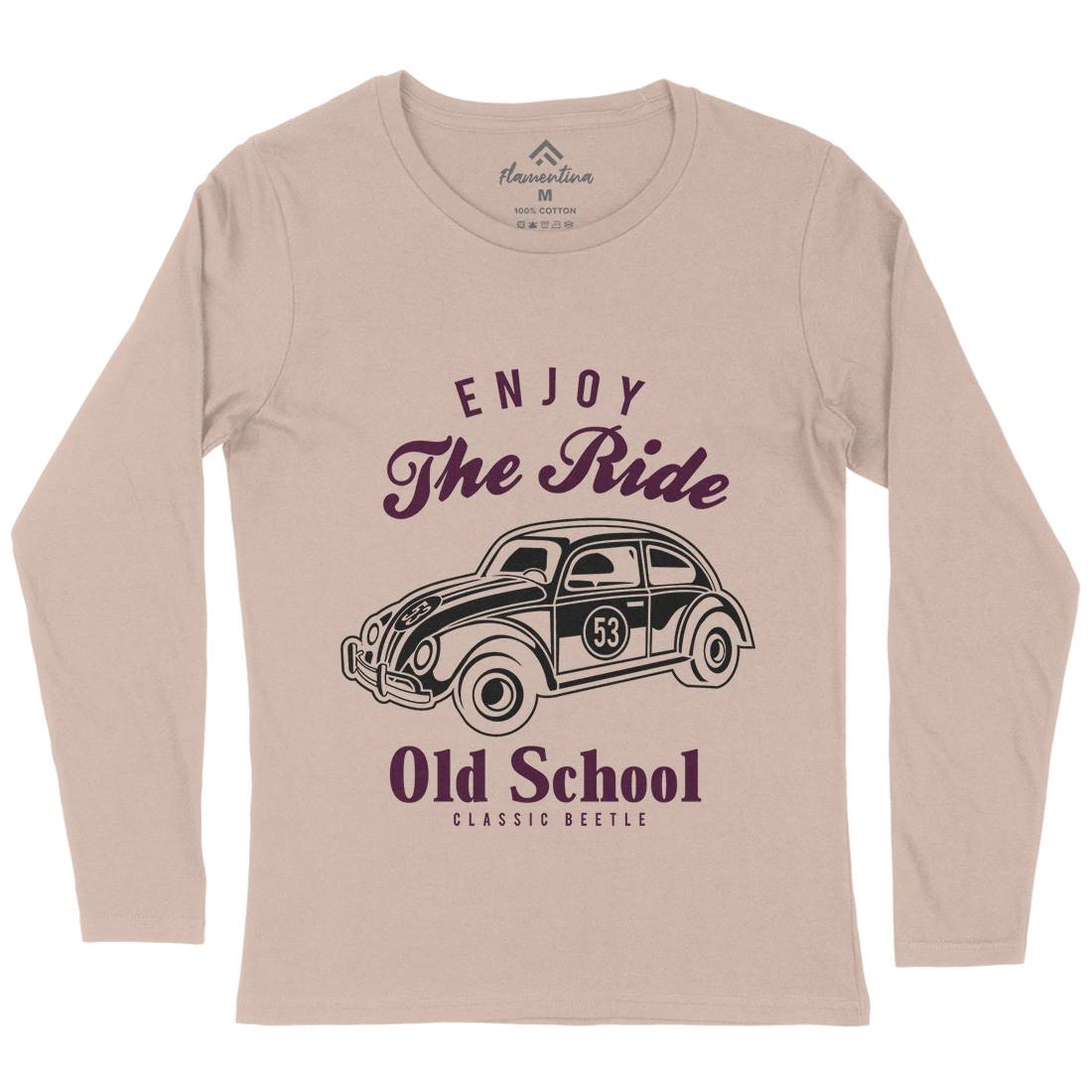 Enjoy The Ride Womens Long Sleeve T-Shirt Cars A047
