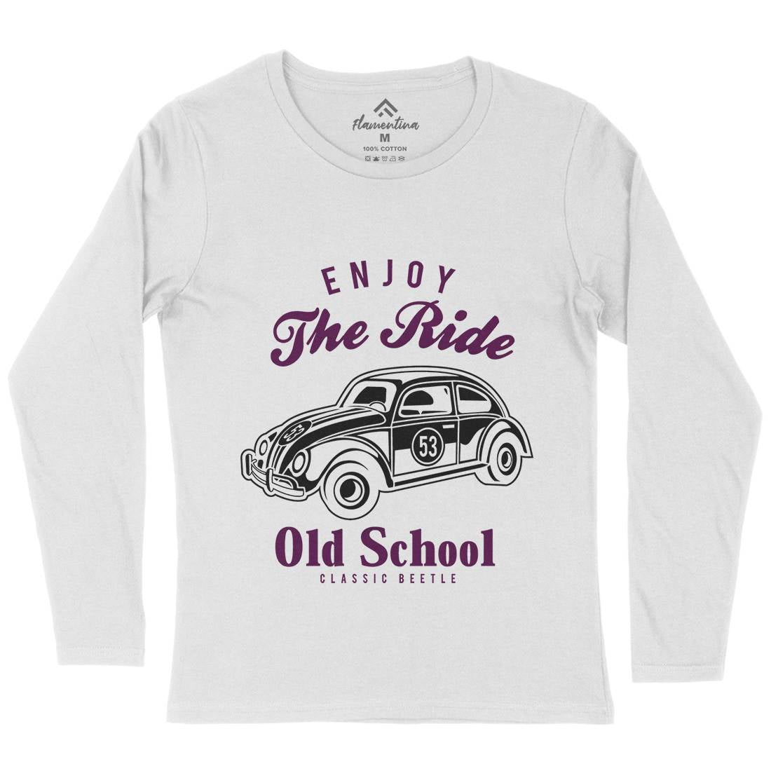Enjoy The Ride Womens Long Sleeve T-Shirt Cars A047