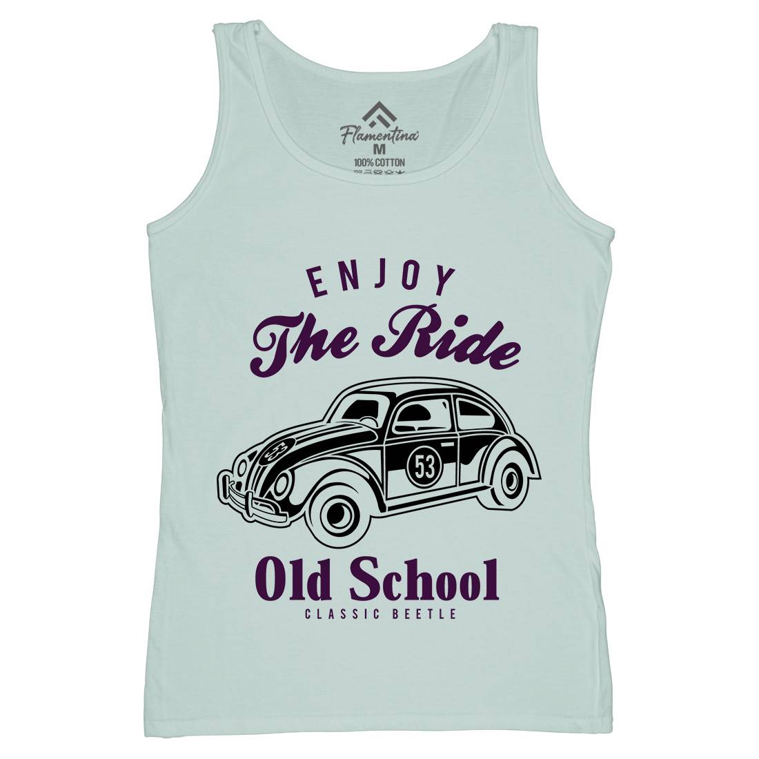 Enjoy The Ride Womens Organic Tank Top Vest Cars A047
