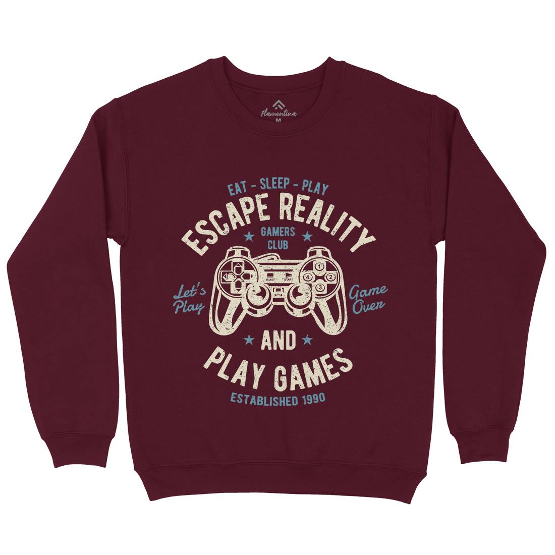 Escape Reality Mens Crew Neck Sweatshirt Geek A048