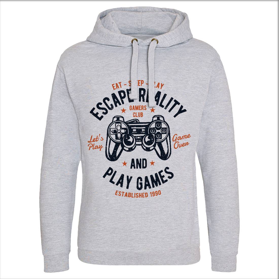 Escape Reality Mens Hoodie Without Pocket Geek A048