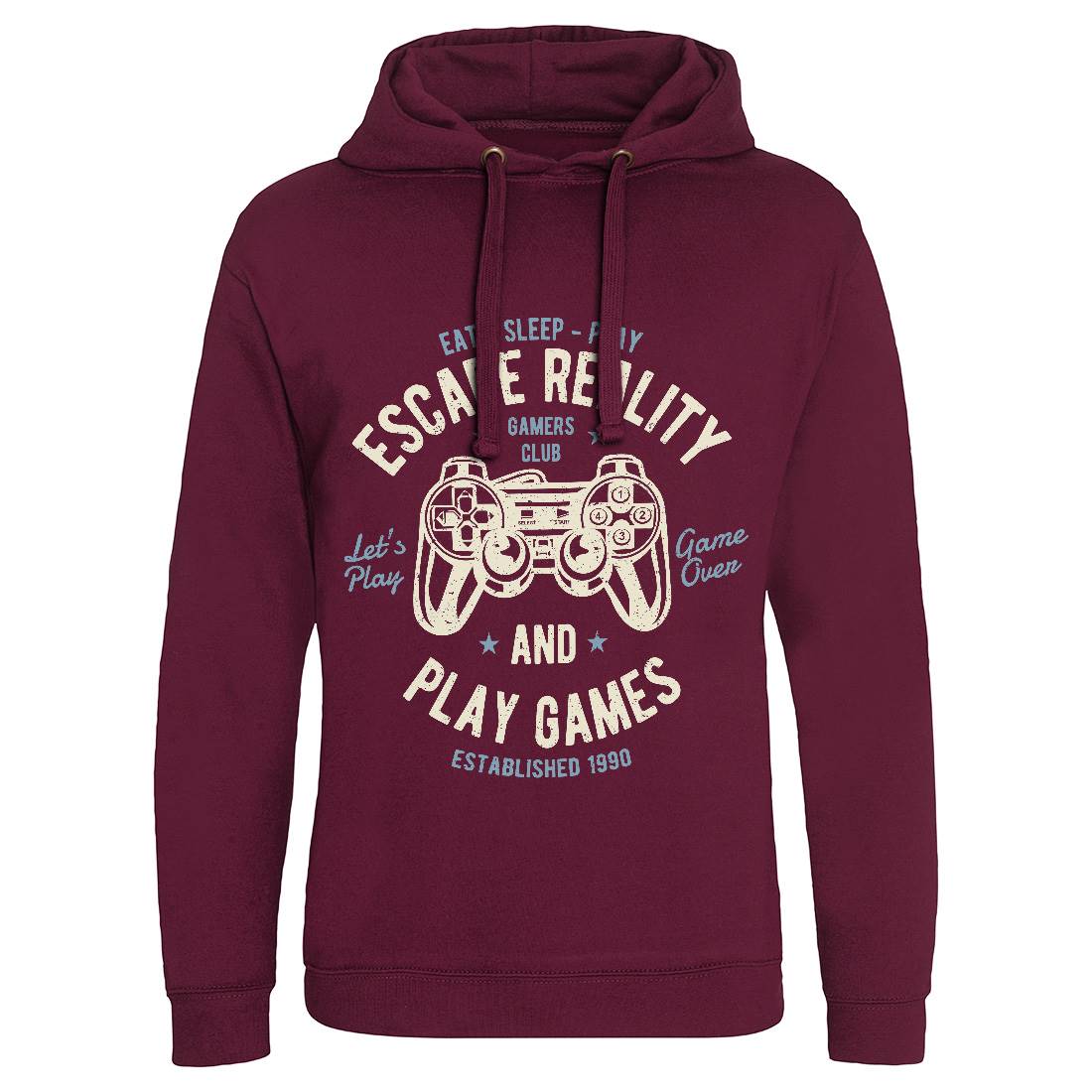 Escape Reality Mens Hoodie Without Pocket Geek A048