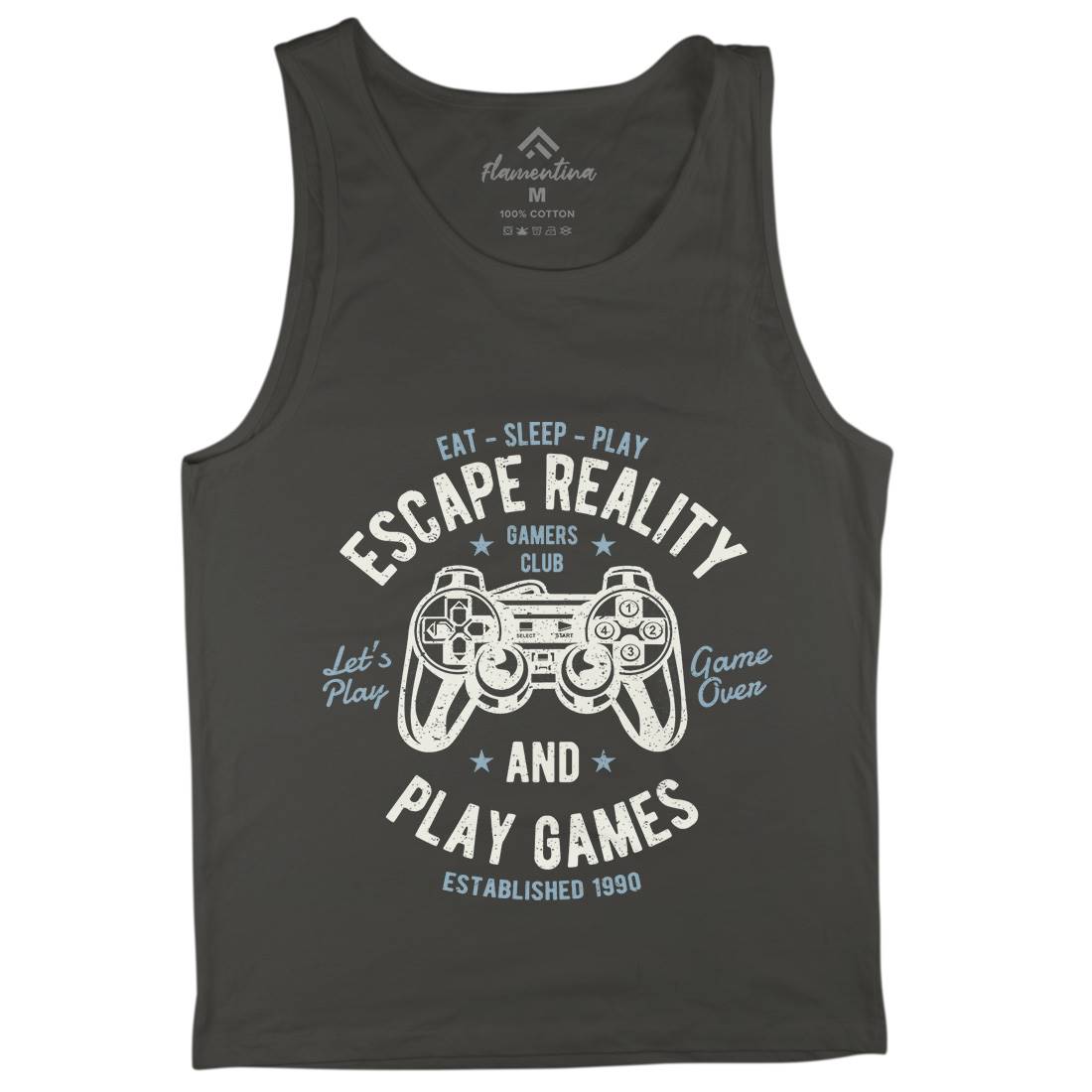 Escape Reality Mens Tank Top Vest Geek A048