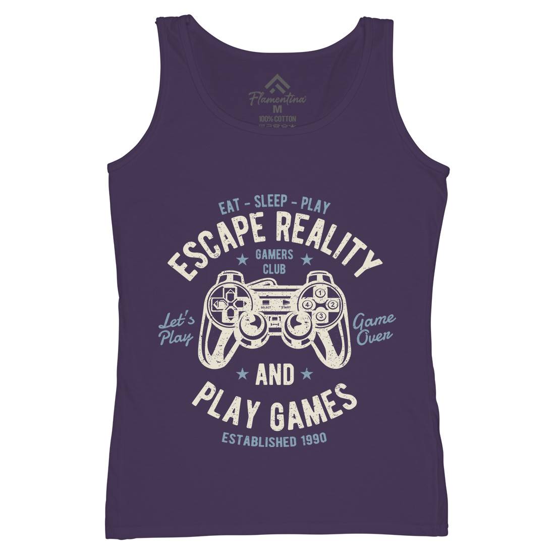 Escape Reality Womens Organic Tank Top Vest Geek A048