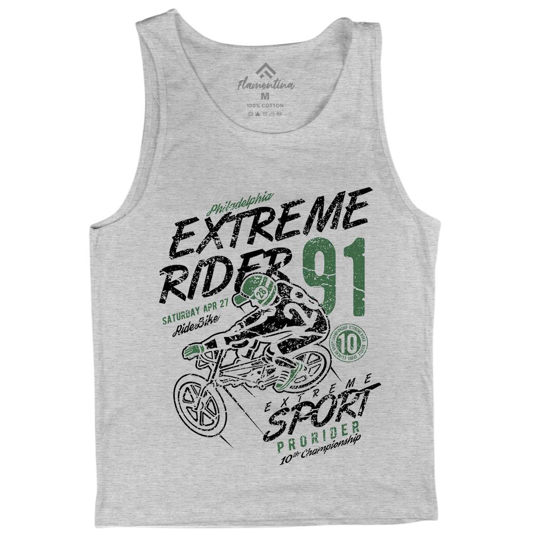 Extreme Rider Mens Tank Top Vest Bikes A049