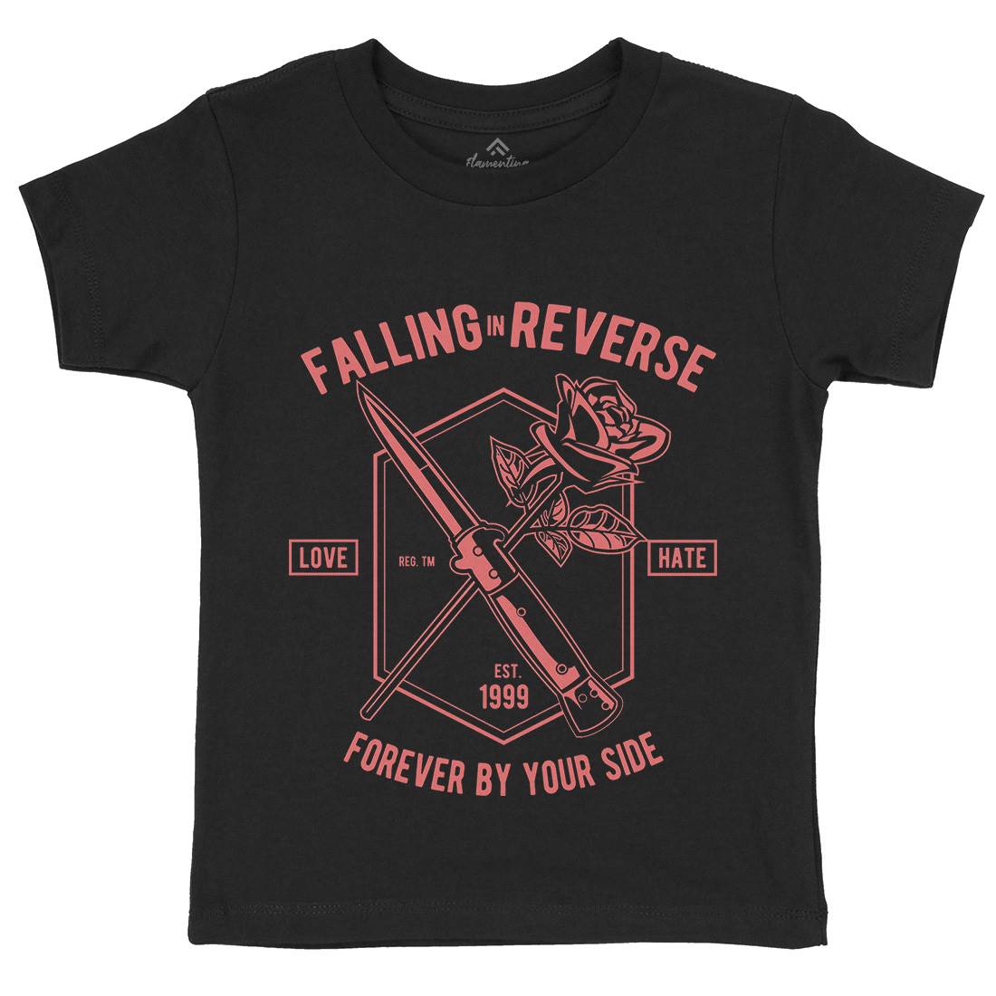 Falling In Reverse Kids Organic Crew Neck T-Shirt Warriors A050