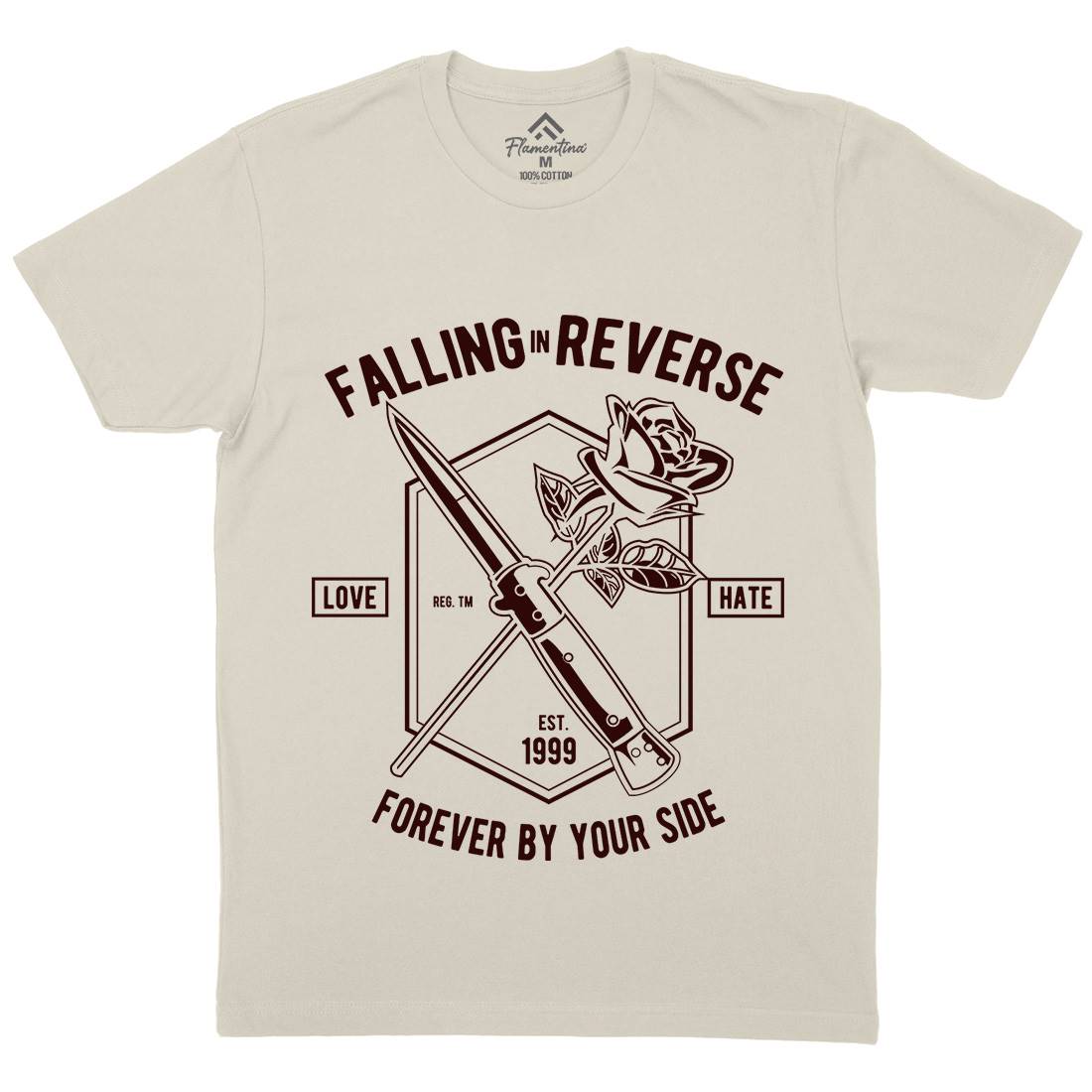 Falling In Reverse Mens Organic Crew Neck T-Shirt Warriors A050
