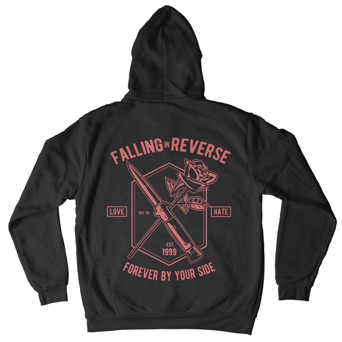 Falling In Reverse Mens Hoodie With Pocket Warriors A050
