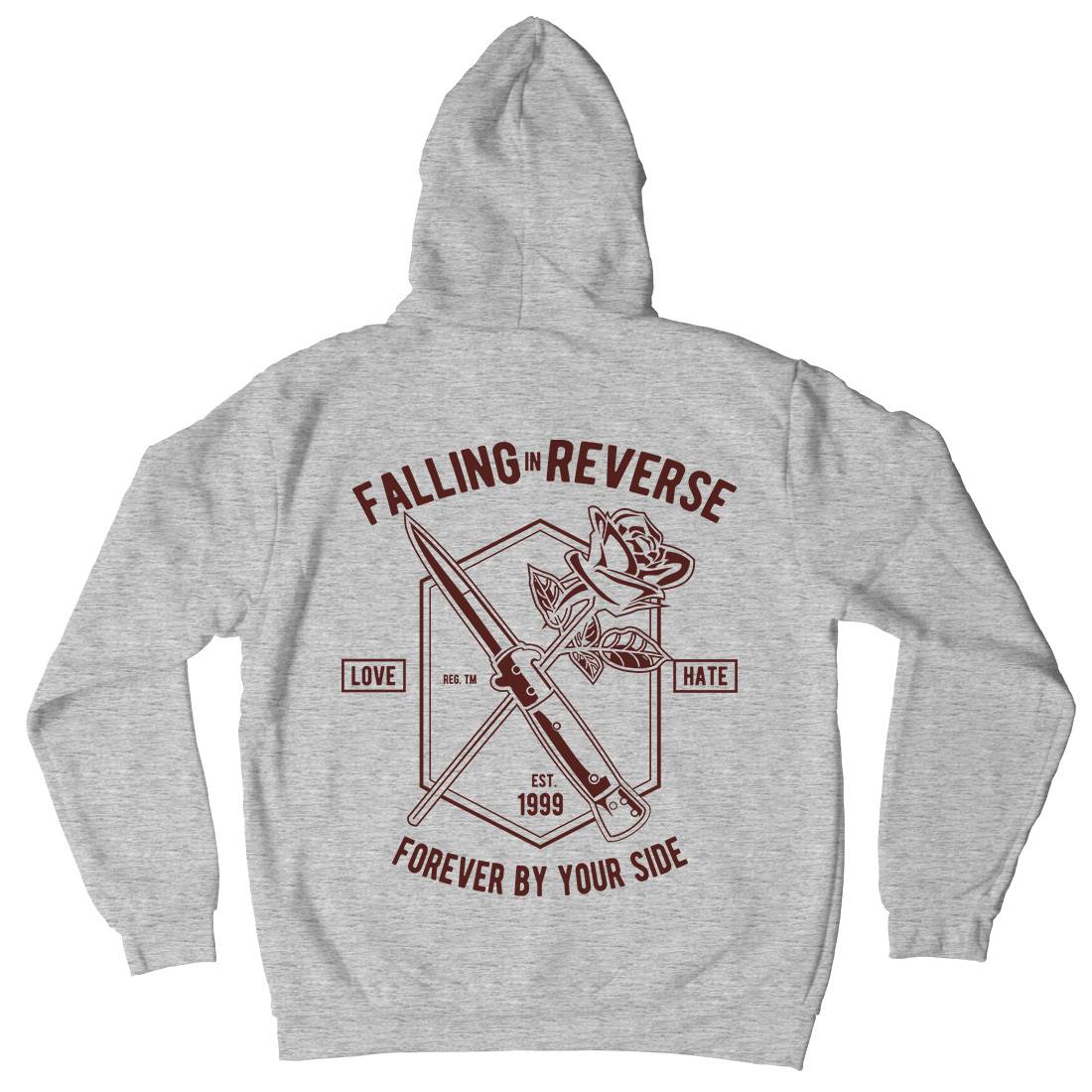 Falling In Reverse Mens Hoodie With Pocket Warriors A050