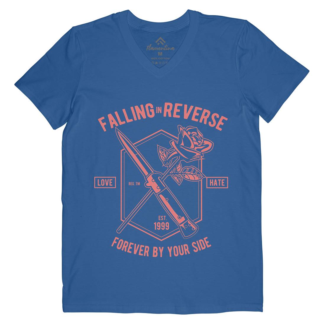 Falling In Reverse Mens V-Neck T-Shirt Warriors A050