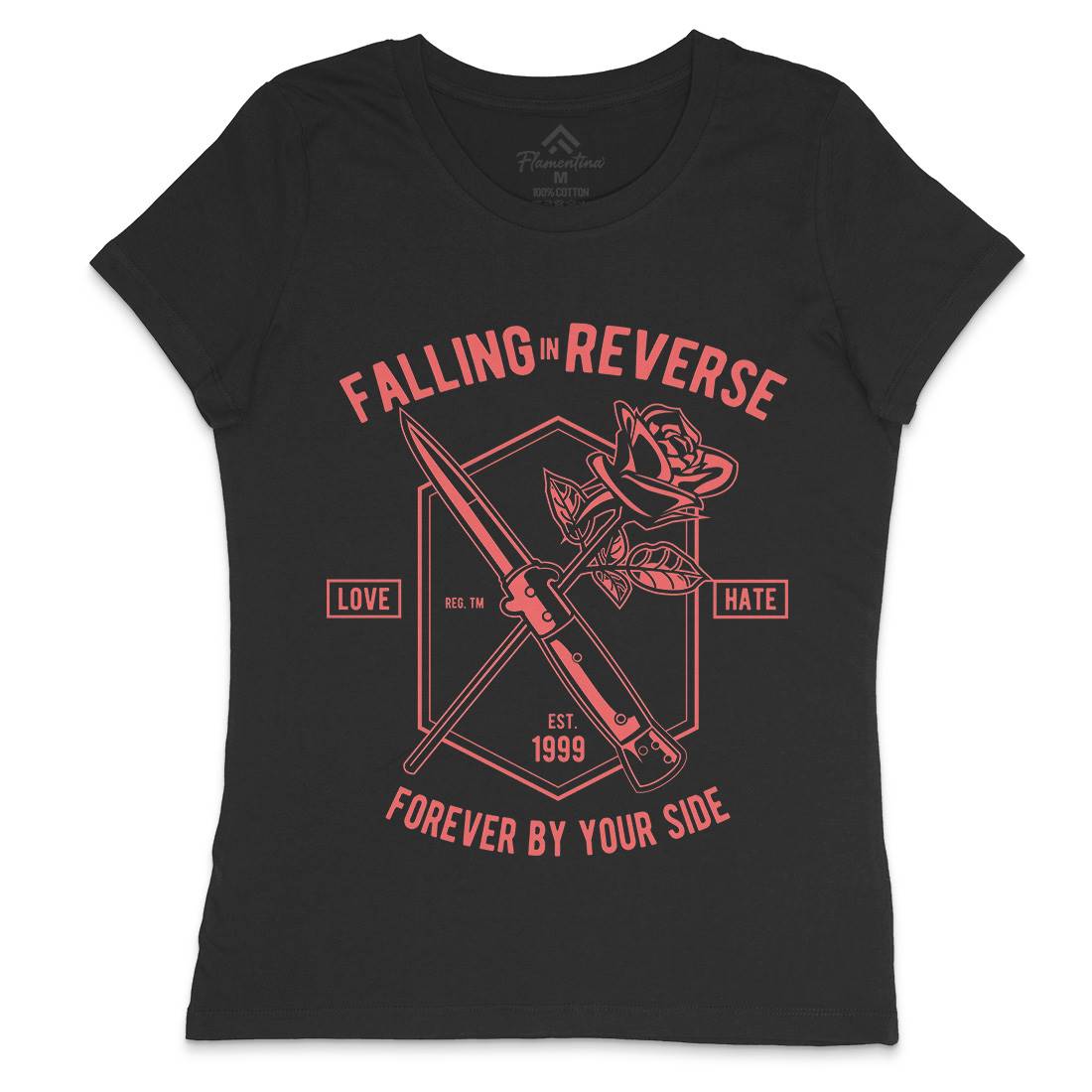 Falling In Reverse Womens Crew Neck T-Shirt Warriors A050