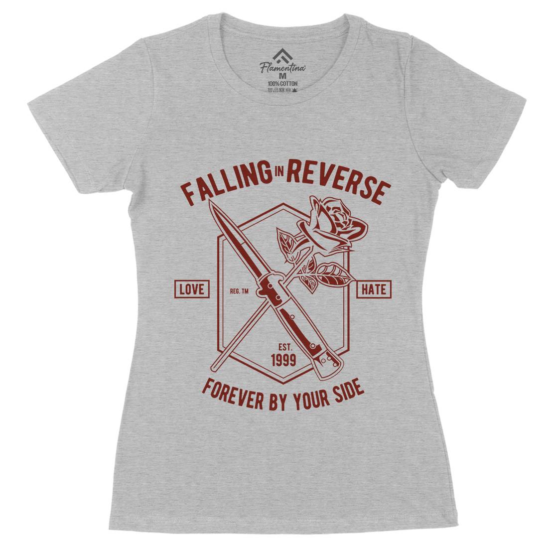 Falling In Reverse Womens Organic Crew Neck T-Shirt Warriors A050