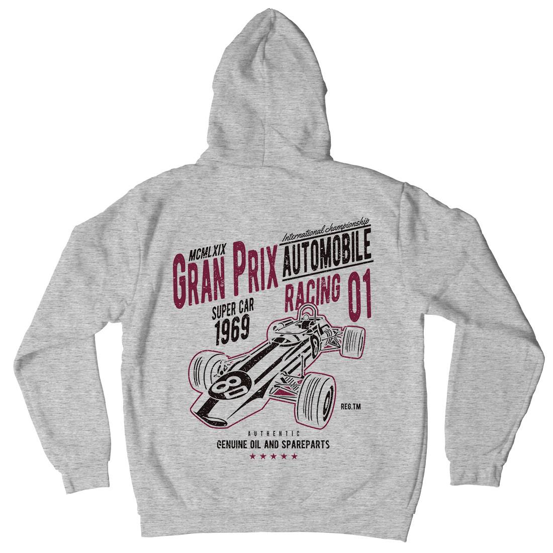 Car Racing Mens Hoodie With Pocket Cars A055