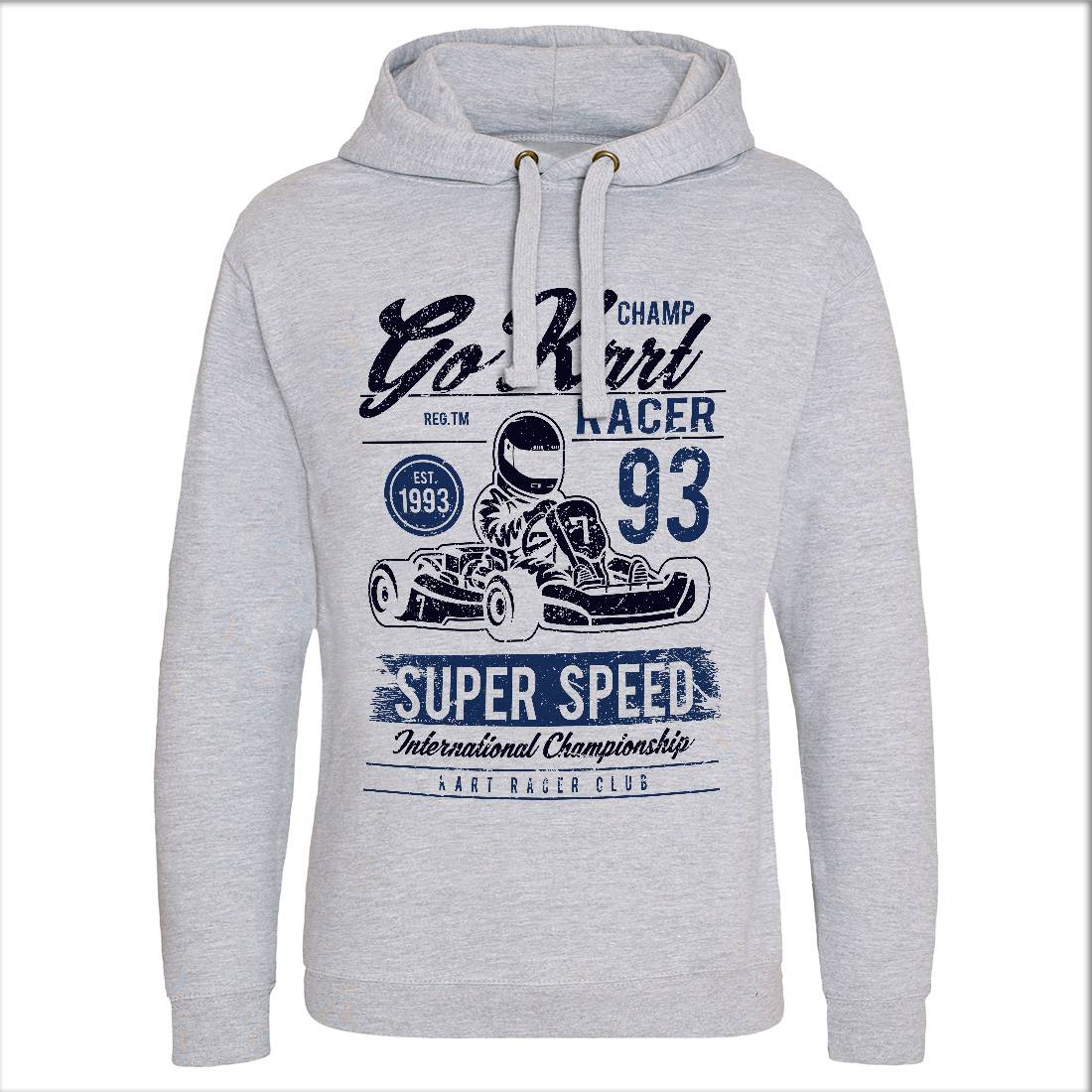 Go Kart Racer Mens Hoodie Without Pocket Cars A058