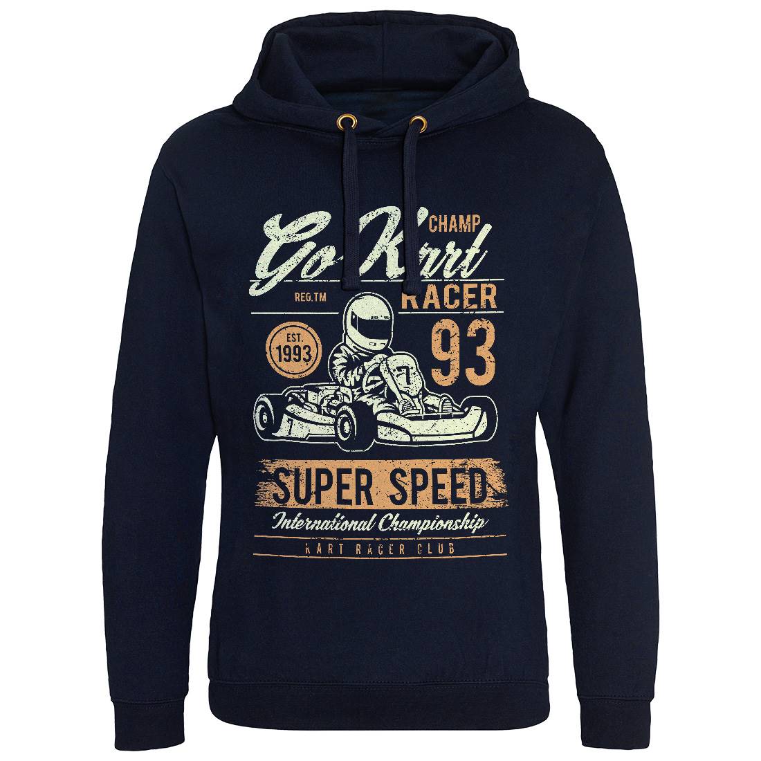 Go Kart Racer Mens Hoodie Without Pocket Cars A058