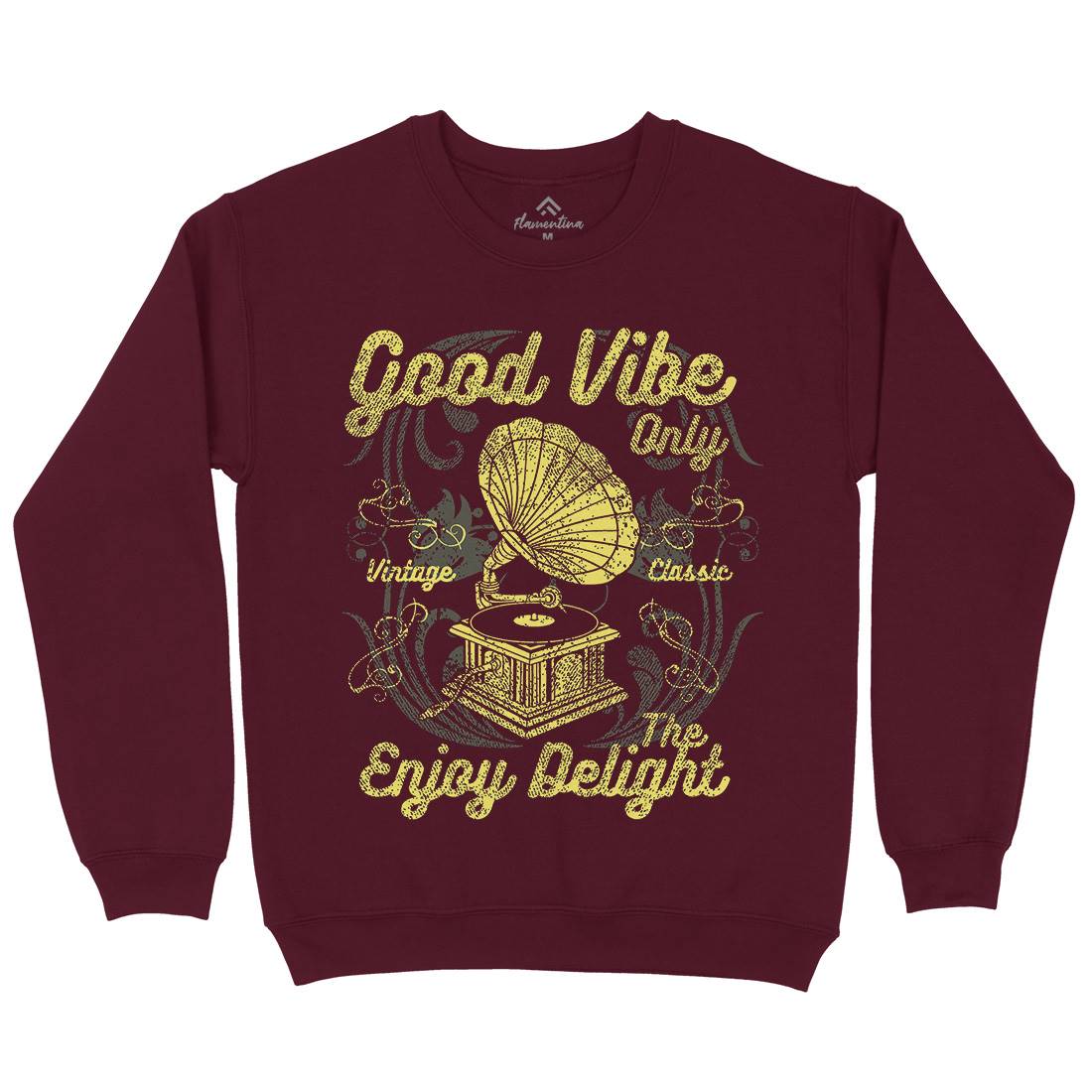 Good Vibe Only Kids Crew Neck Sweatshirt Music A059