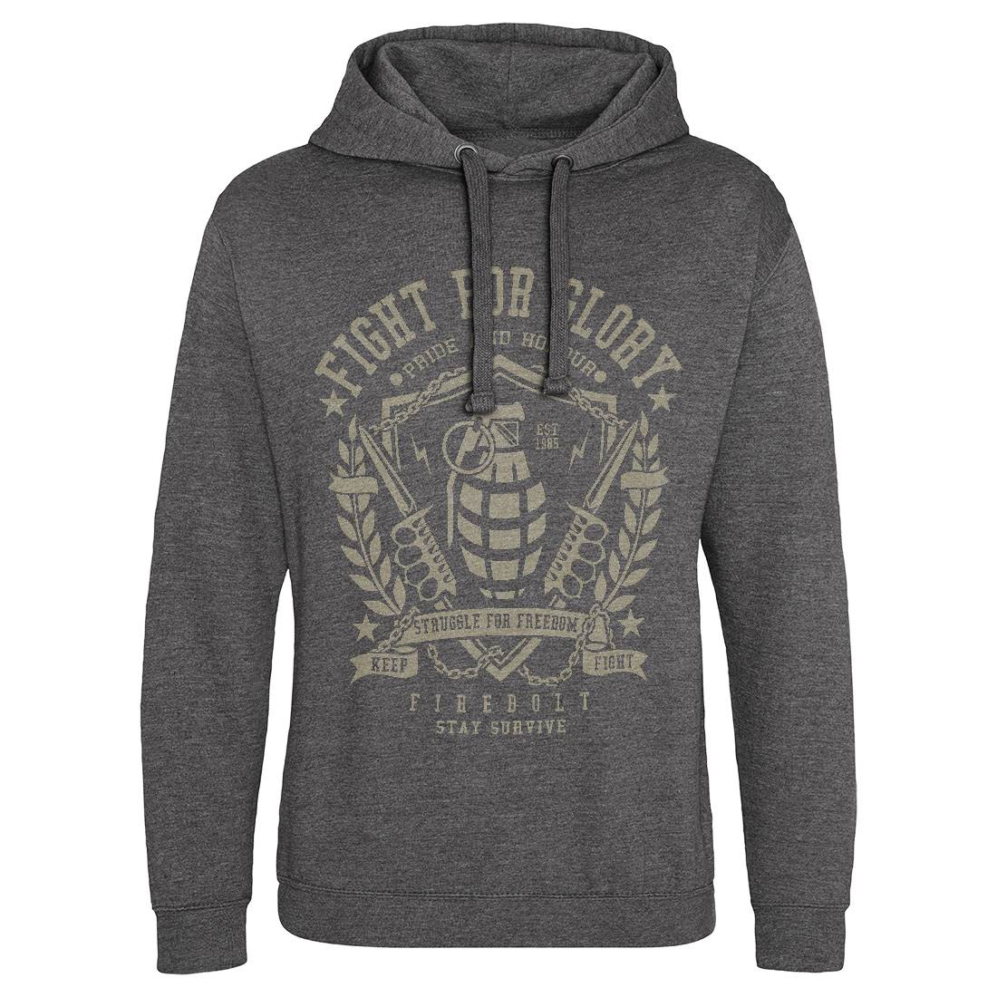 Grenade Mens Hoodie Without Pocket Army A061