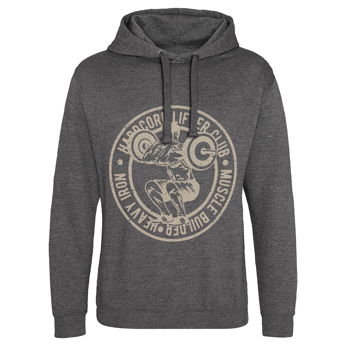 Hardcore Lifter Mens Hoodie Without Pocket Gym A062
