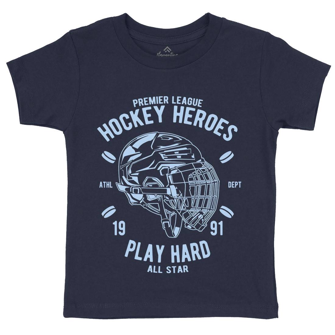 Hockey Heroes Kids Crew Neck T-Shirt Sport A064
