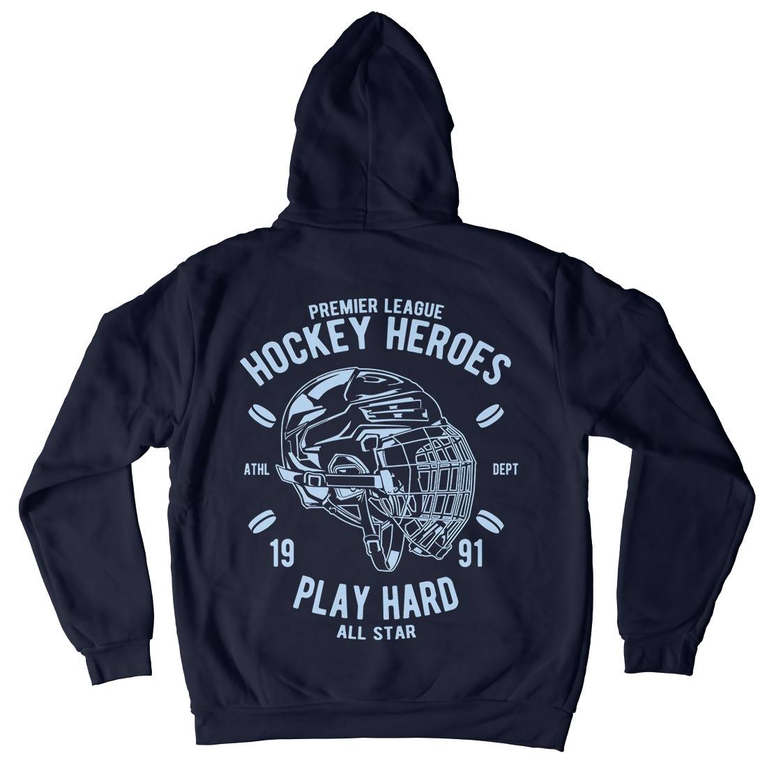 Hockey Heroes Mens Hoodie With Pocket Sport A064