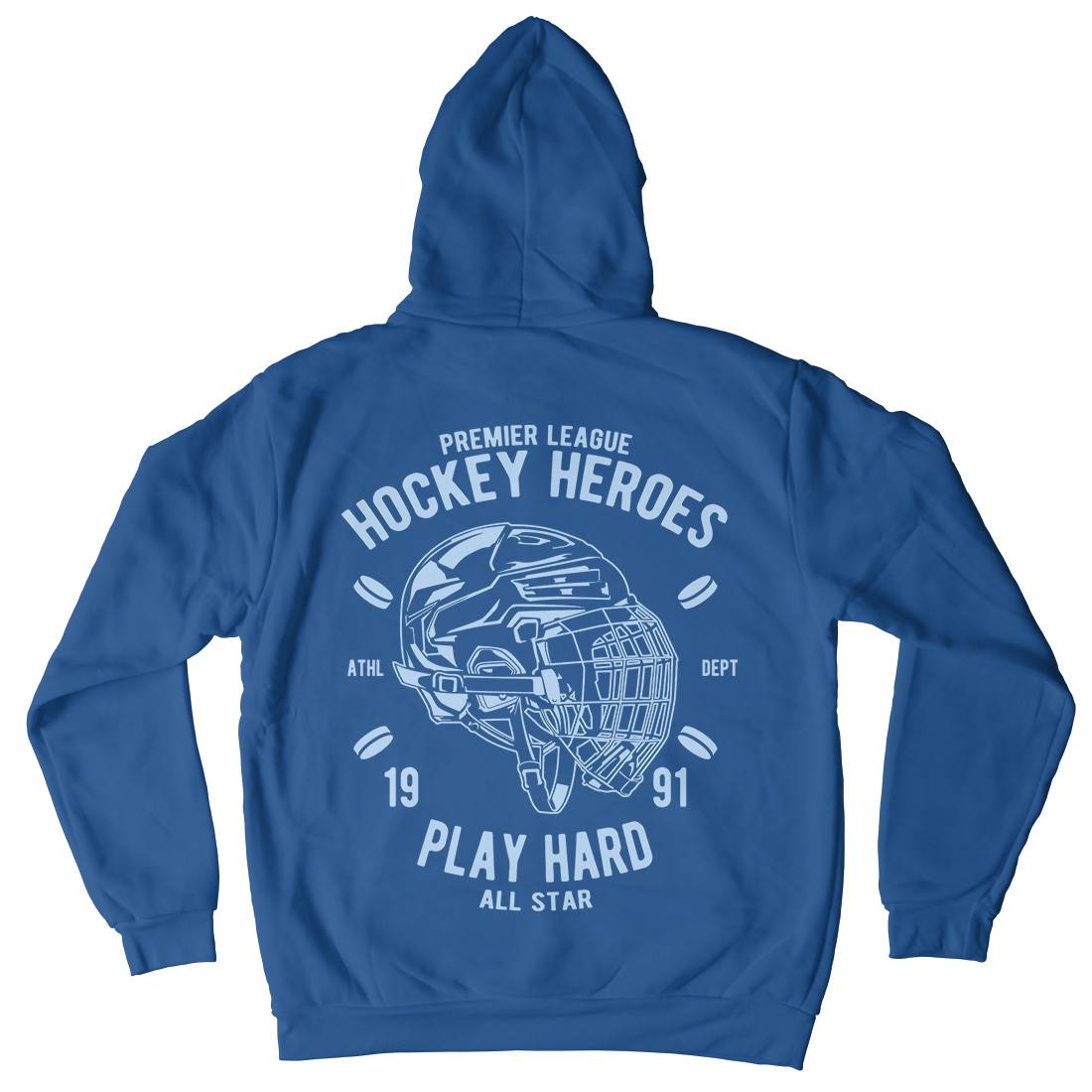 Hockey Heroes Mens Hoodie With Pocket Sport A064