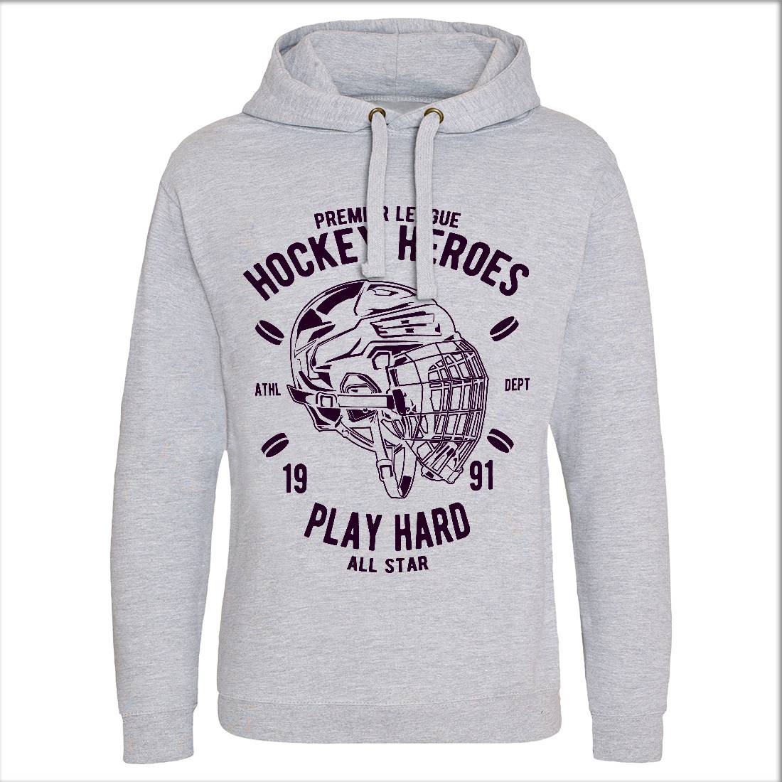 Hockey Heroes Mens Hoodie Without Pocket Sport A064