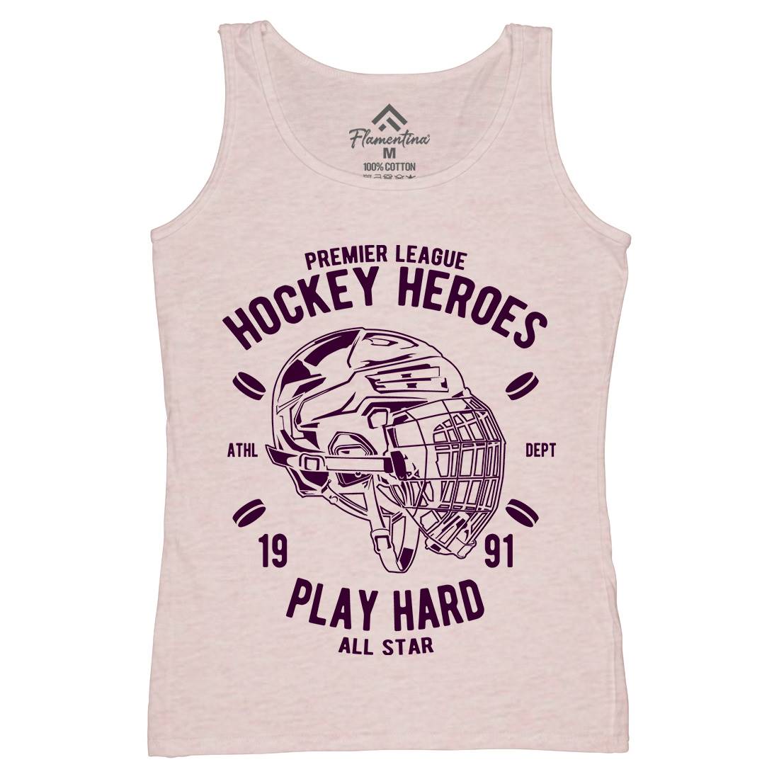Hockey Heroes Womens Organic Tank Top Vest Sport A064