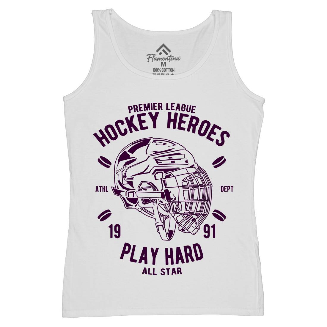 Hockey Heroes Womens Organic Tank Top Vest Sport A064