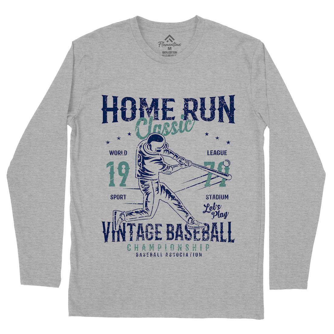 Home Run Classic Mens Long Sleeve T-Shirt Sport A065