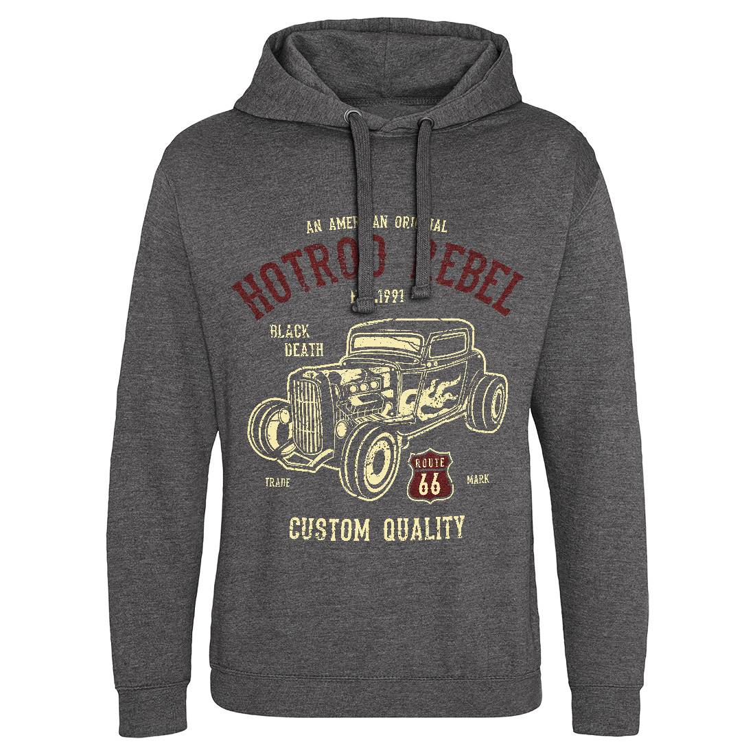 Hot Rod Rebel Mens Hoodie Without Pocket Cars A067