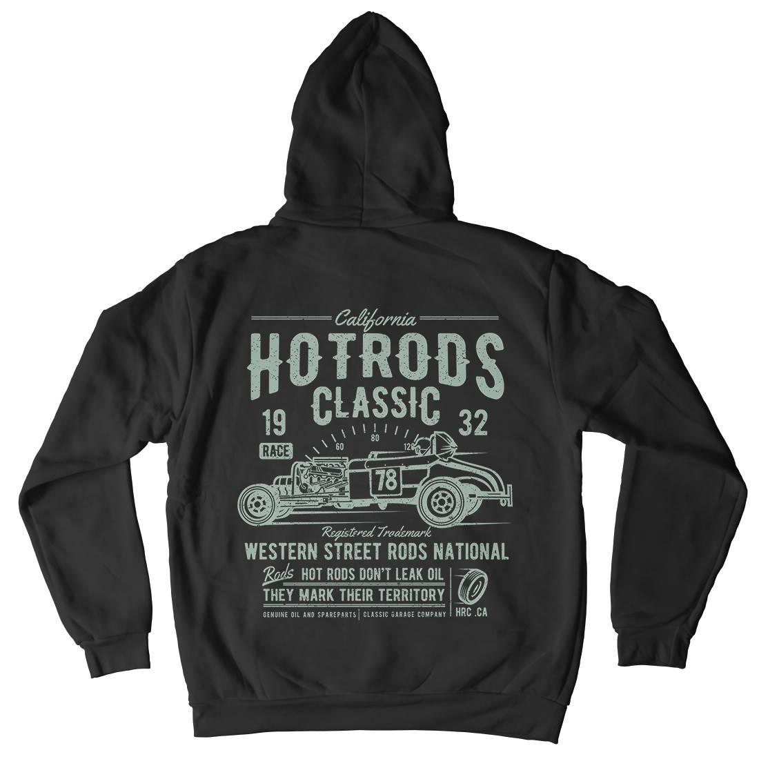 Hot Rods Race Kids Crew Neck Hoodie Cars A068