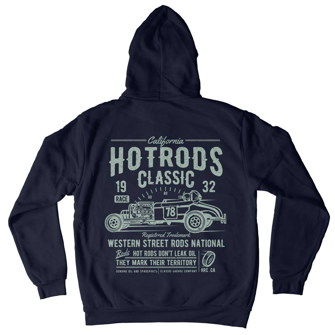 Hot Rods Race Mens Hoodie With Pocket Cars A068