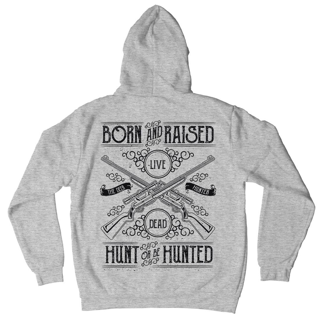 Hunt Or Be Hunted Mens Hoodie With Pocket Sport A069