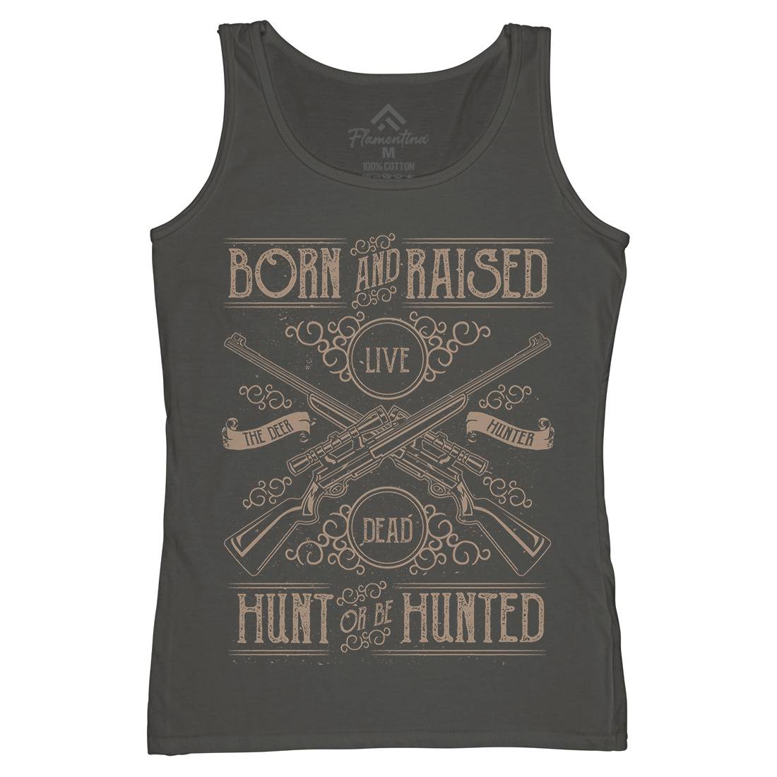 Hunt Or Be Hunted Womens Organic Tank Top Vest Sport A069
