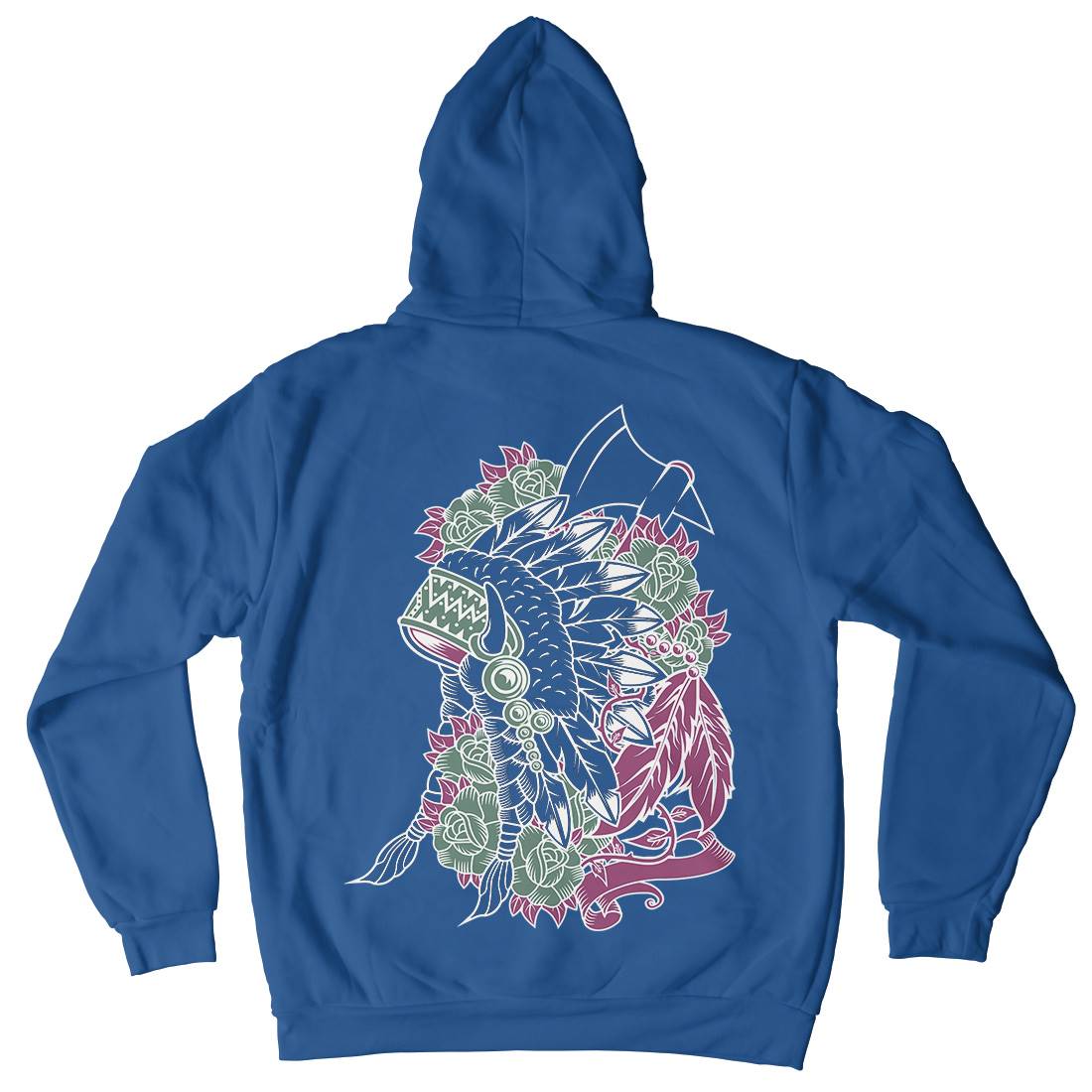 Indian Mens Hoodie With Pocket Motorcycles A071