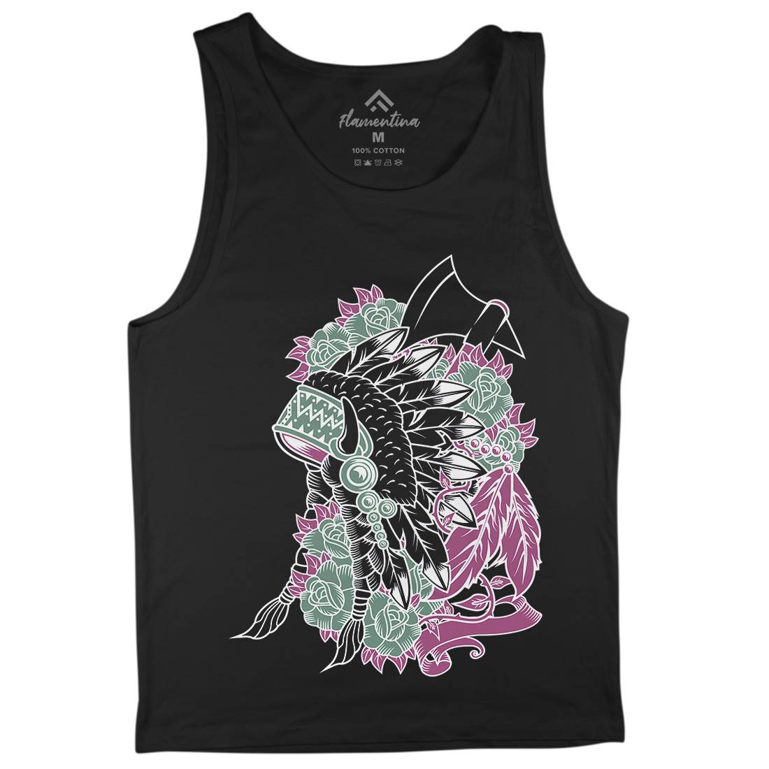 Indian Mens Tank Top Vest Motorcycles A071