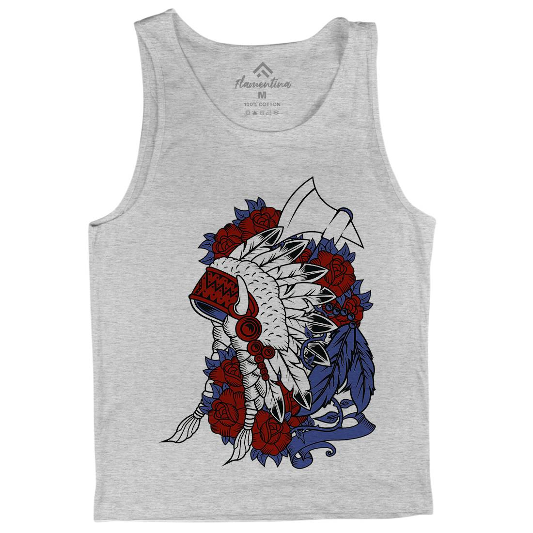 Indian Mens Tank Top Vest Motorcycles A071