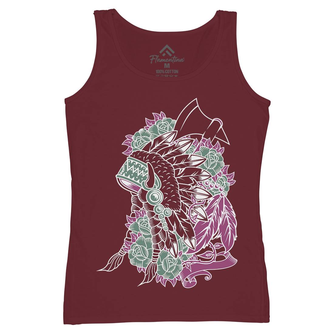 Indian Womens Organic Tank Top Vest Motorcycles A071