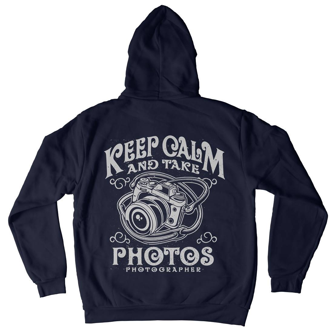 Keep Calm And Take Photos Mens Hoodie With Pocket Media A073