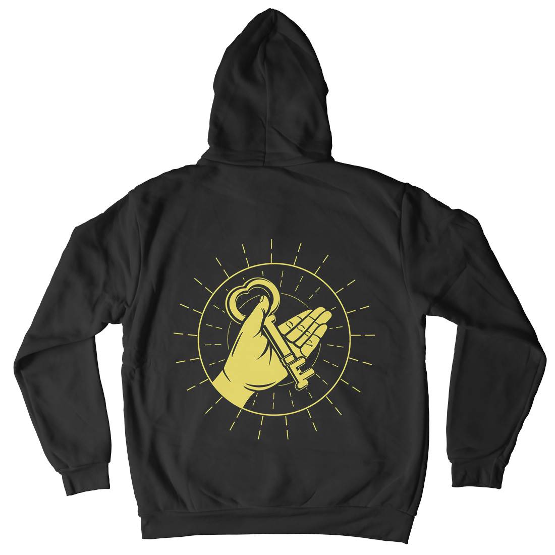 Key Of Life Mens Hoodie With Pocket Religion A075