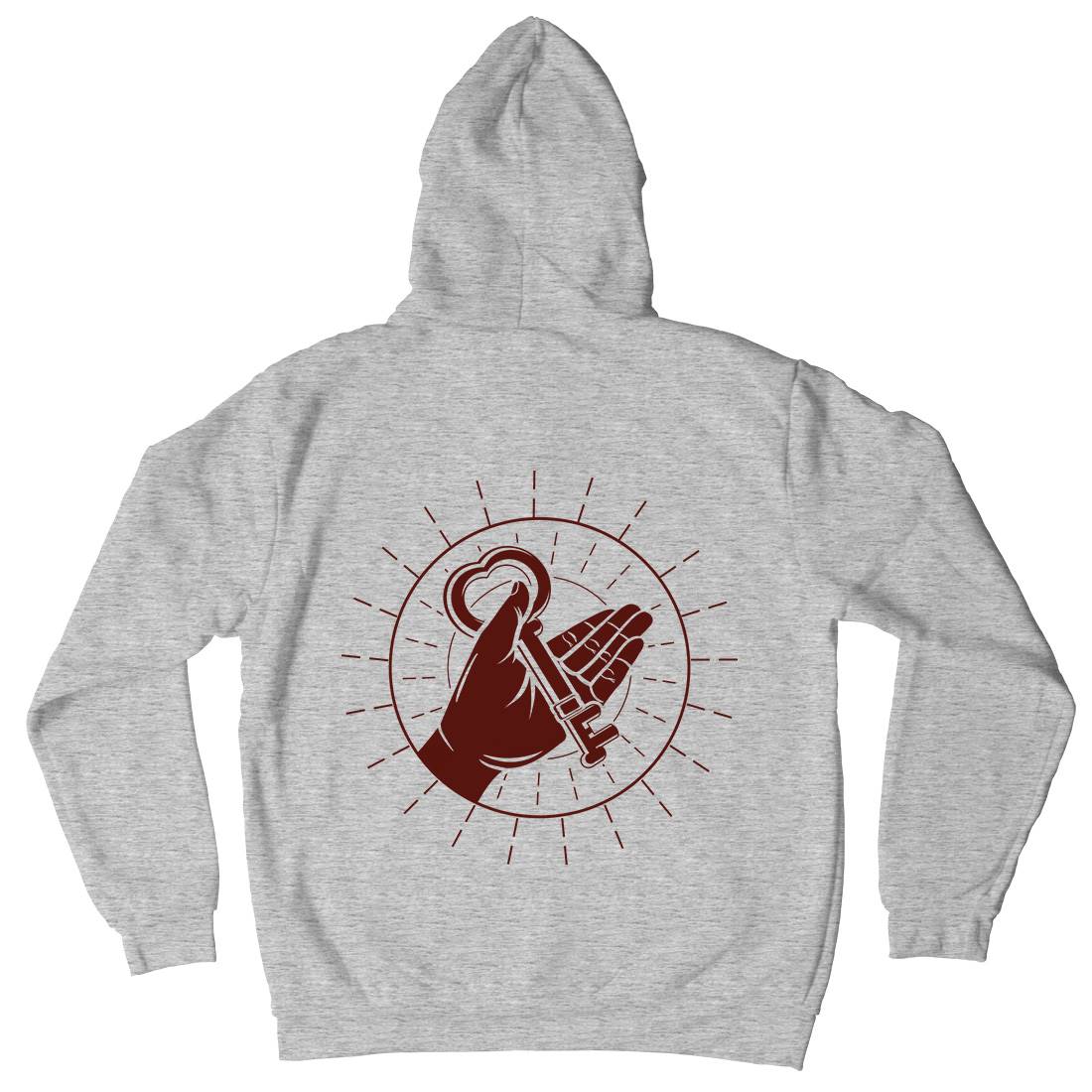 Key Of Life Mens Hoodie With Pocket Religion A075
