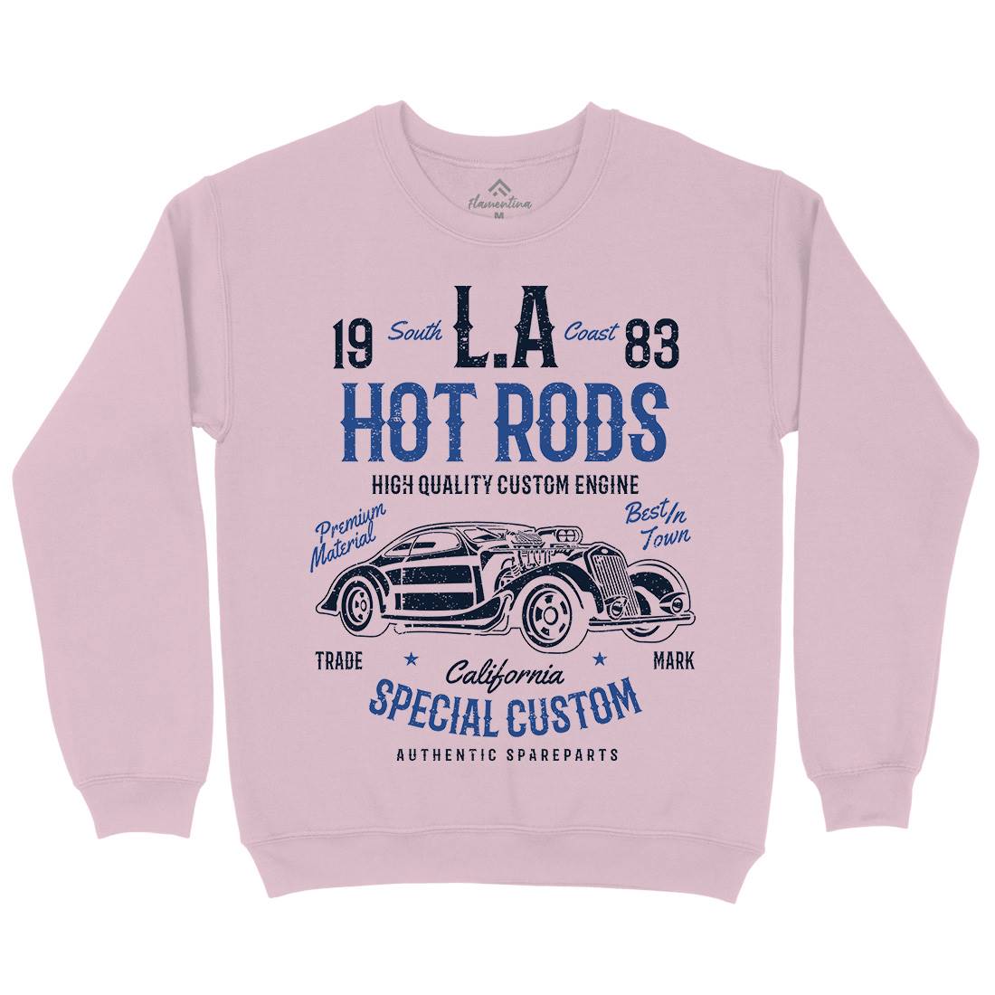 La Hot Rods Kids Crew Neck Sweatshirt Cars A079