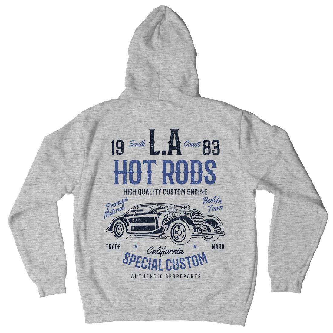 La Hot Rods Kids Crew Neck Hoodie Cars A079