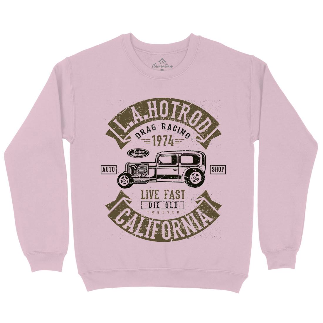 La Hotrod Kids Crew Neck Sweatshirt Cars A080