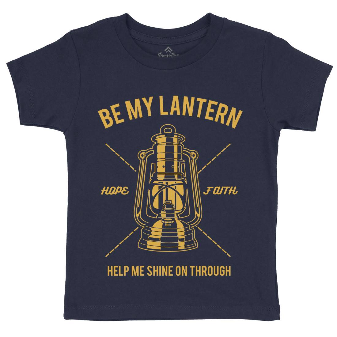 Lantern Kids Organic Crew Neck T-Shirt Religion A081