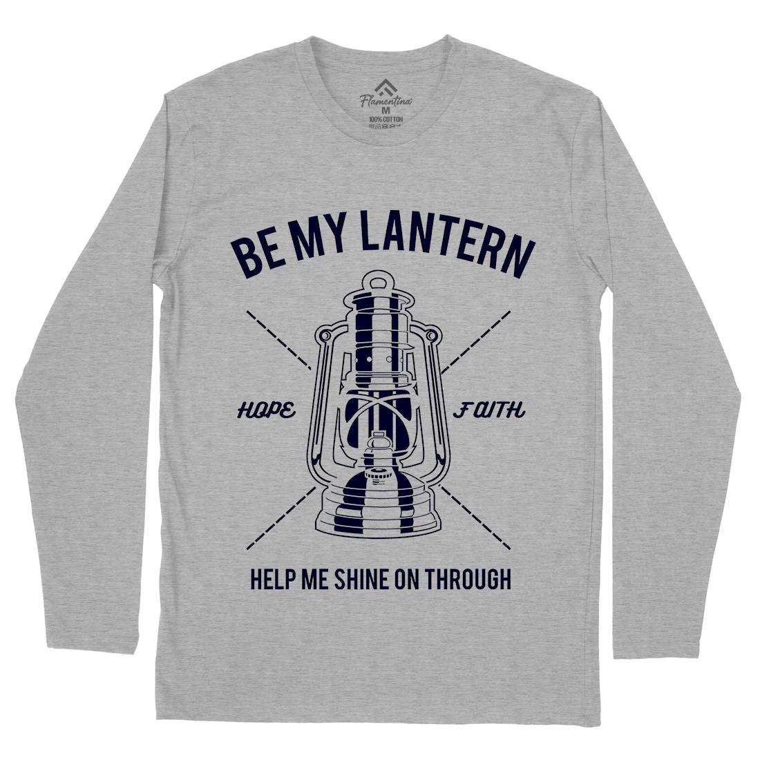 Lantern Mens Long Sleeve T-Shirt Religion A081