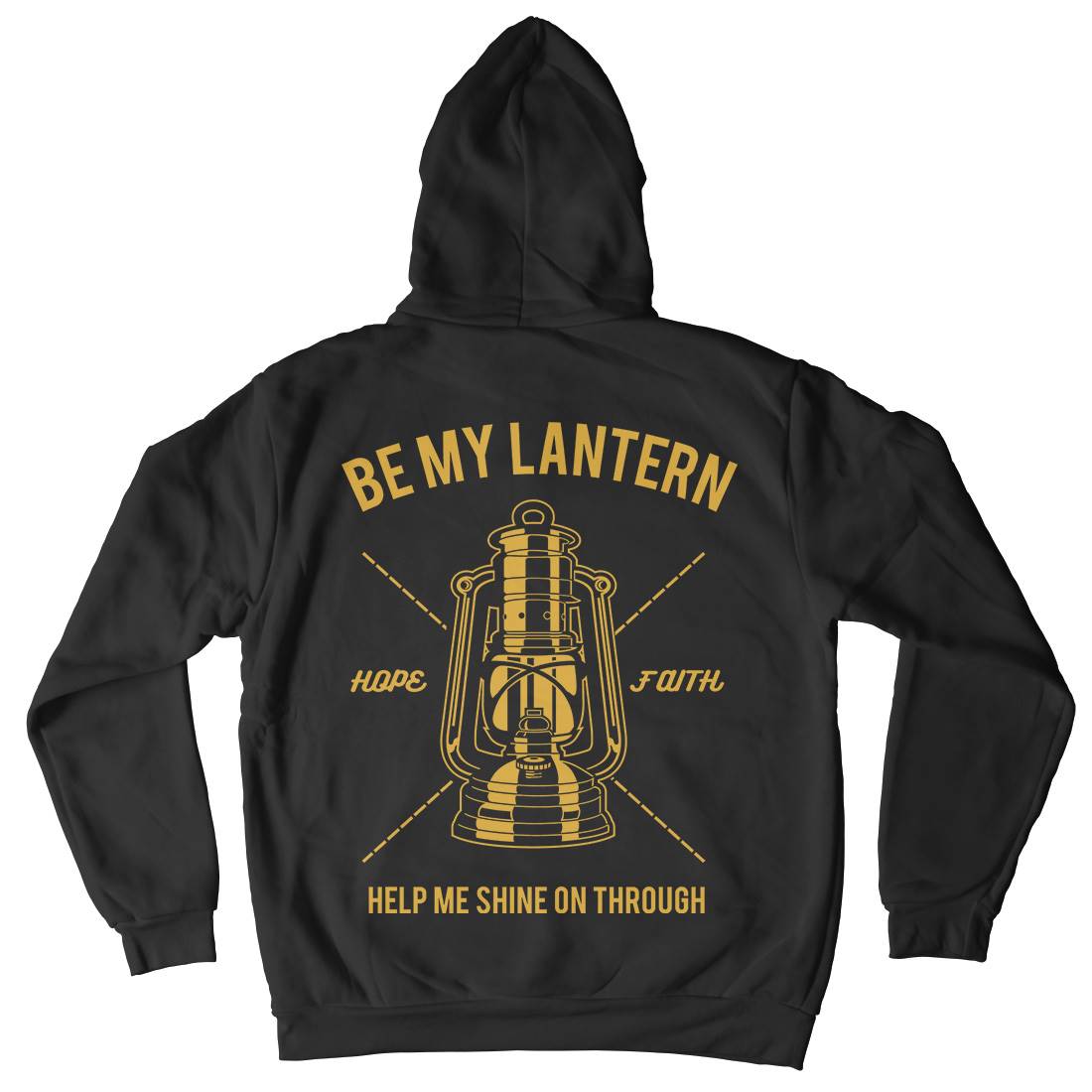 Lantern Mens Hoodie With Pocket Religion A081